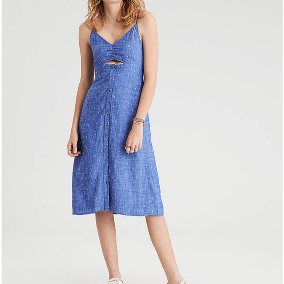 american eagle midi dress